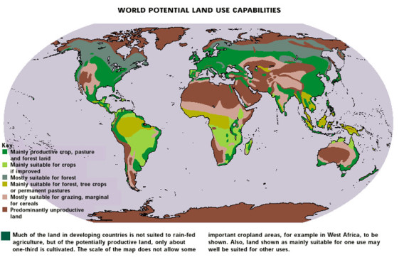 Land for growing food