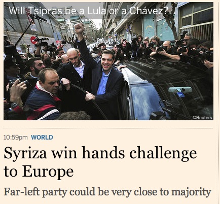 FT Syriza victory