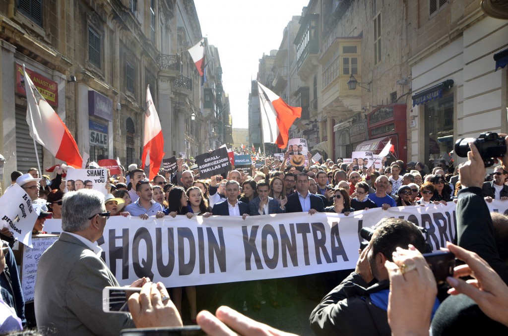 Malta protests