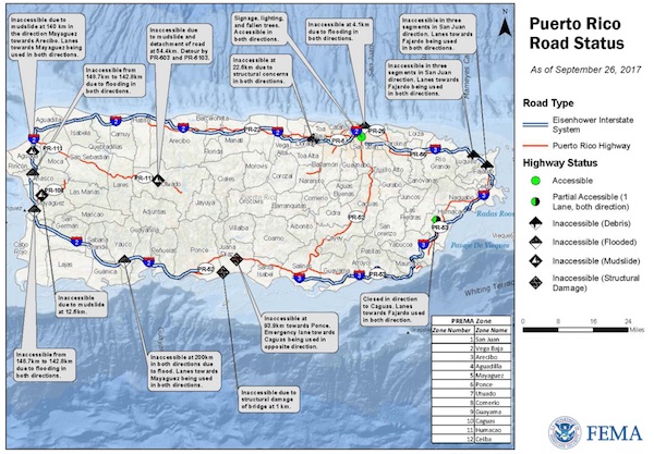 Road Map Of Puerto Rico | Zip Code Map
