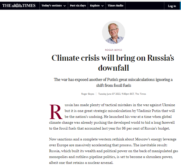 The US War in Europe Isn’t Hot Enough – Dropping the Climate Bomb on Russia 8