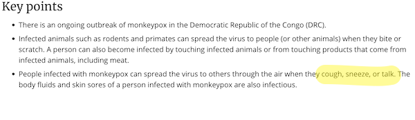 CDC Rigs Its Own Monkeypox Case Reports by Not Including Questions on Airborne Transmission 8